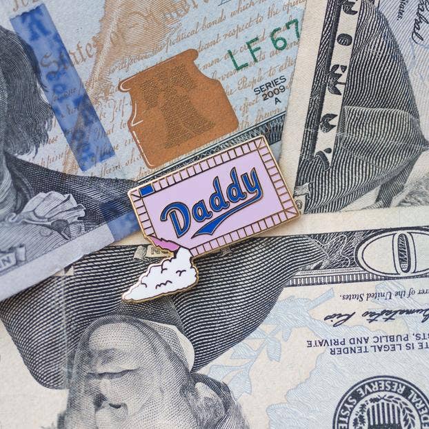 Sugar Daddy Enamel Pin