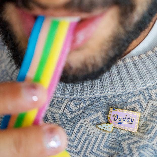 Sugar Daddy Enamel Pin