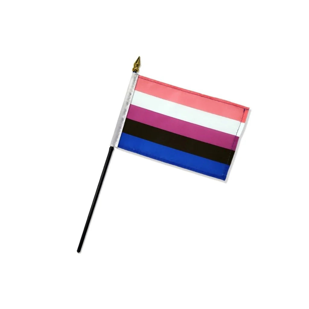 Genderfluid Pride desktop flag with genderfluid pride colors