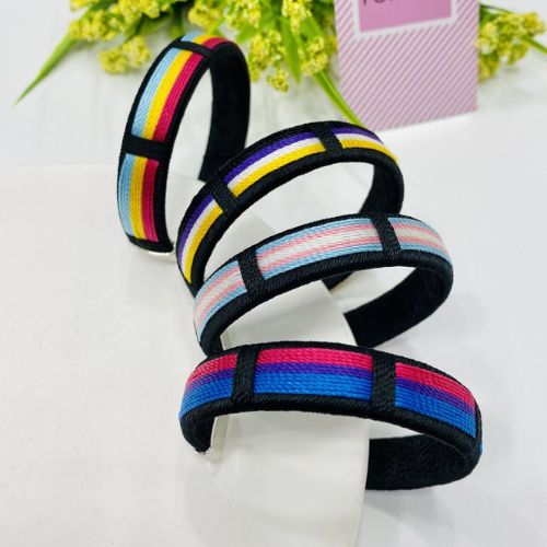 Tropical Rainbow Pride Cuff Bracelet