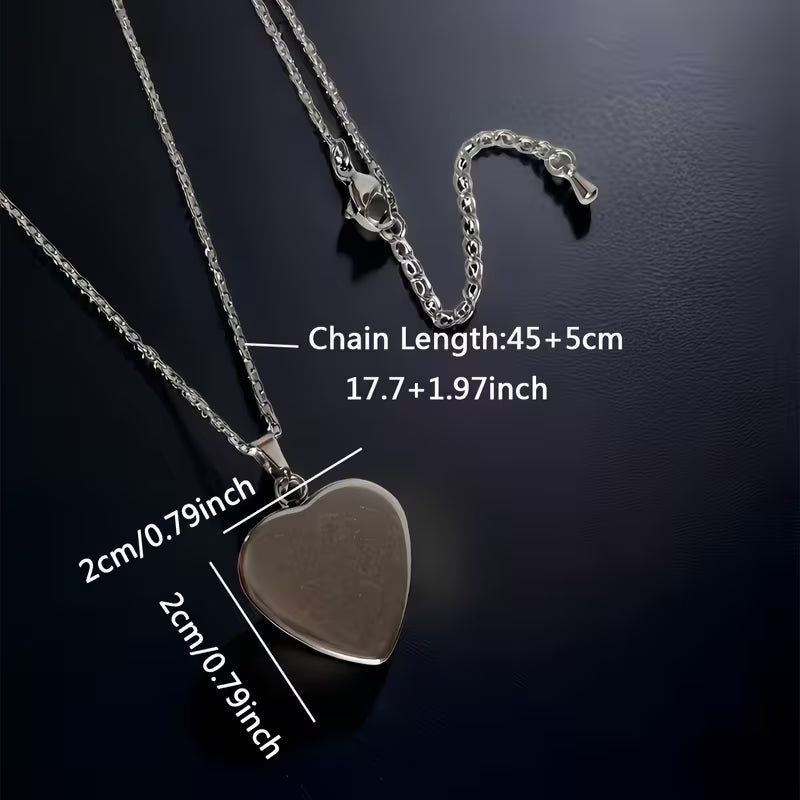 Men Loving Men Pride Heart Pendant Necklace