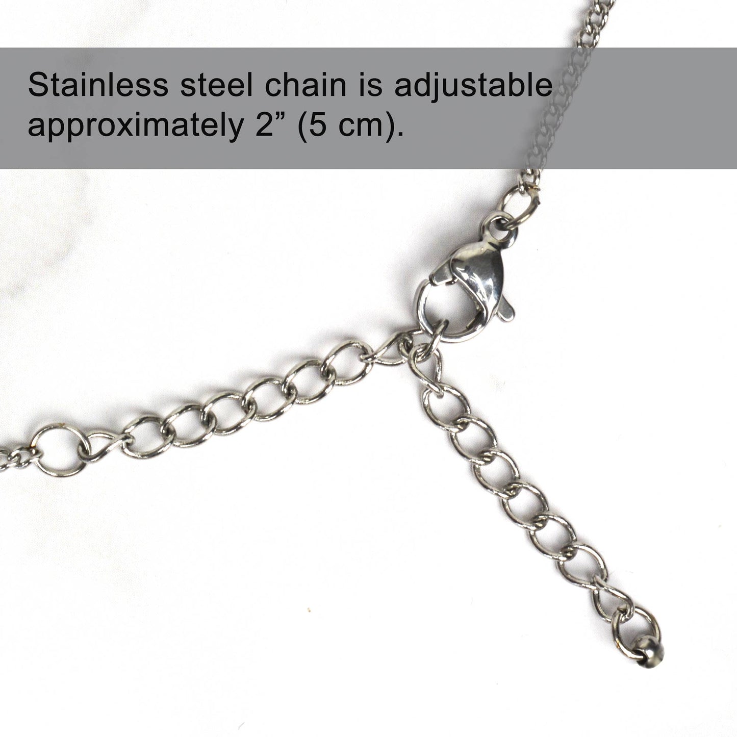Pansexual Pride Petite Chainmail Necklace