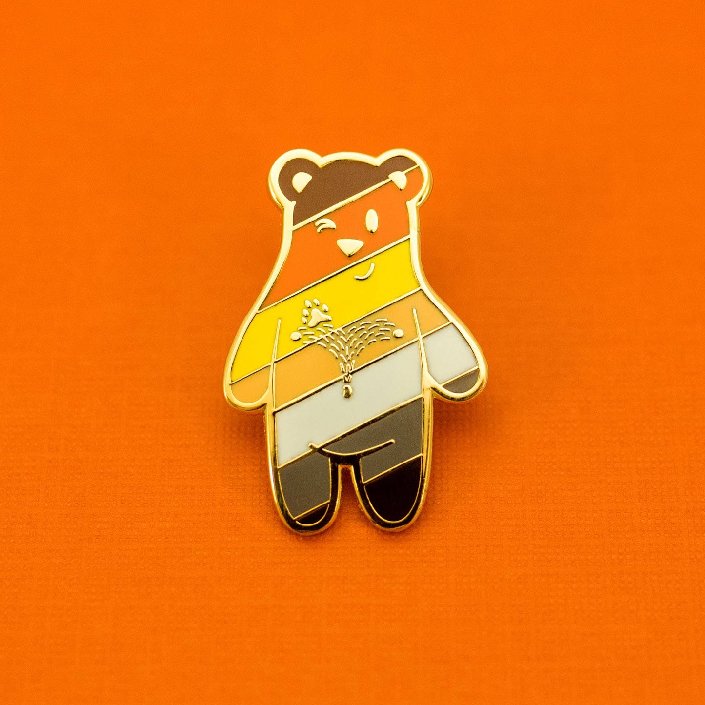 Bear Buddy Enamel Pin