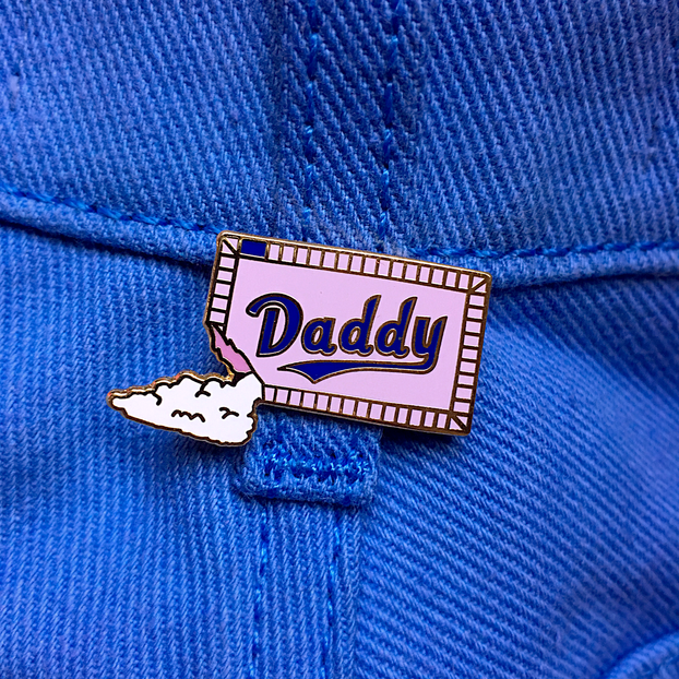 Sugar Daddy Enamel Pin