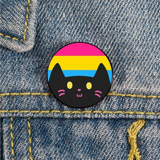 Pan Pride Kitty Enamel Pin